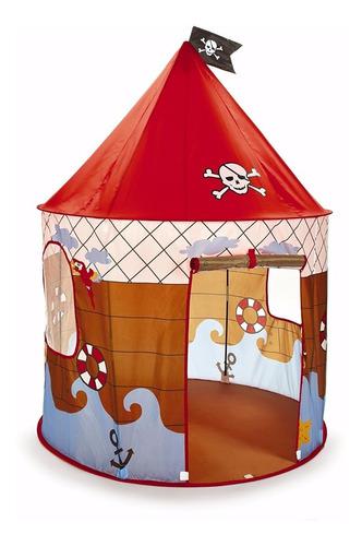 Carpa Castillo Pirata Autoarmable Niños Casa Jardin Playa