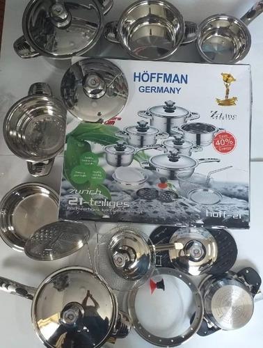 Ollas Hoffman Germany 21 Pzs Acero Quirúrgico Nuevas