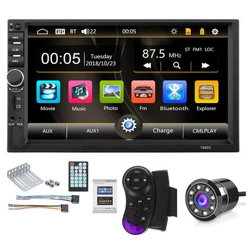 Radio Carro Bluetooth + Camara Usb Sd Pantalla 7 Hd Mod 2020