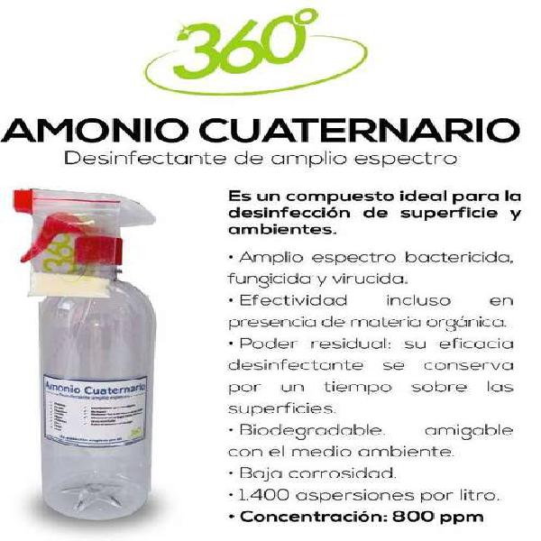 AMONIO CUATERNARIO QUINTA GENERACIÓN. 1000 ml