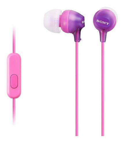 Audifonos Manos Libres Sony Internos Mdr-ex15ap violeta
