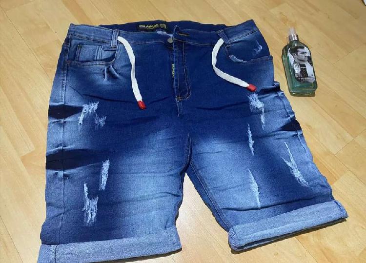 Bermuda en jeans para caballero