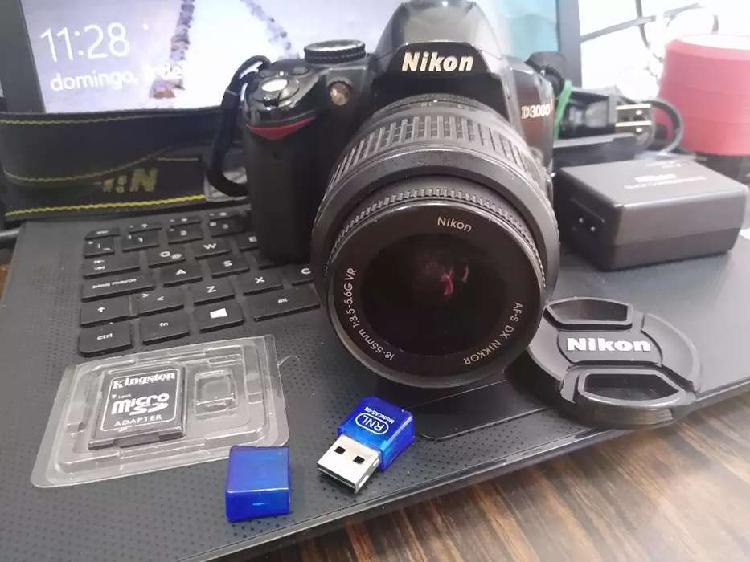 Cámara fotográfica Nikon D3000