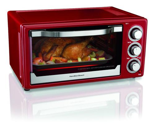 Horno Tostador De Convección Rojo Hamilton Beach - 31514.