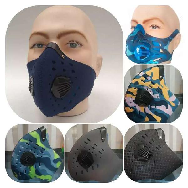Máscaras antipolucion con filtro en carbón activo