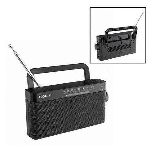 Radio Analogo Portatil Sony Icf-306 Am / Fm Negro Horizontal