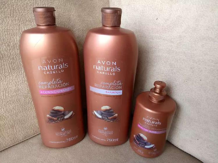 Shampoo rince y crema para peinar