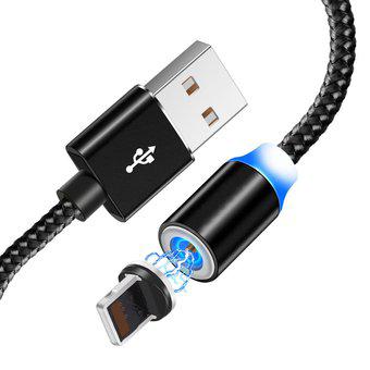 1 M LED magnético Cable y Cable Micro USB y USB de tipo C