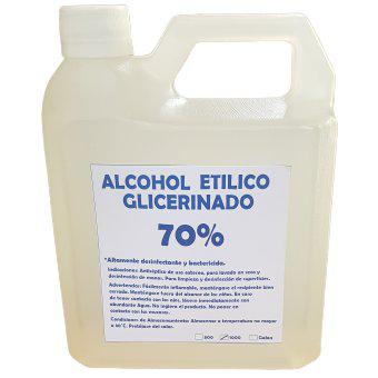 Alcohol Etilico Glicerinado al 70% 1000ml