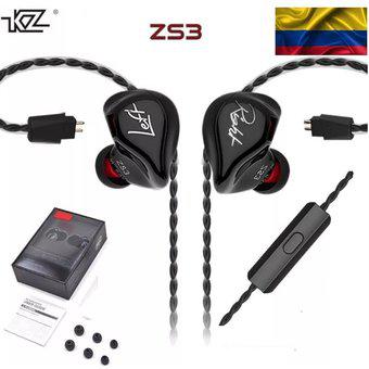 Audífonos In Ear Originales Kz Zs3 Híbridos