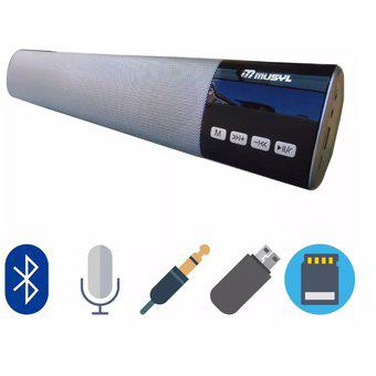 Barra Sonido Bluetooth Pantalla LED, FM, USB, Aux, SD,
