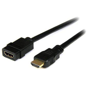 Cable Extensor HDMI Ultra HD 4k 2m StarTech HDEXT2M-Negro