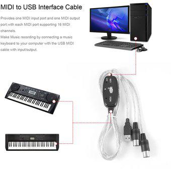 Cable MIDI A USB