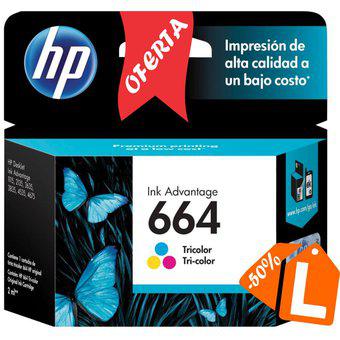 Cartucho De Tinta HP 664 Advantage-Color