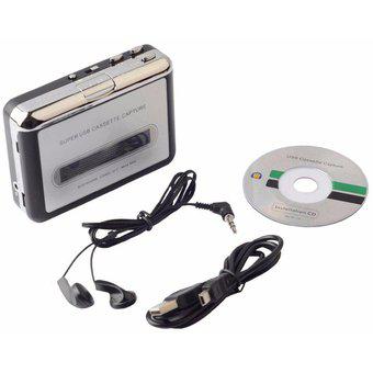 Cinta de cassette a MP3 CD Converter Captura Audio