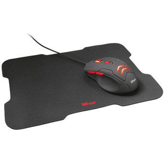 Combo 2 En 1 Gamer Trust Ziva Mouse+Pad Mouse