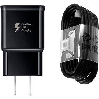 Combo Cargador + Cable USB Tipo C Samsung Carga Rapida Fast