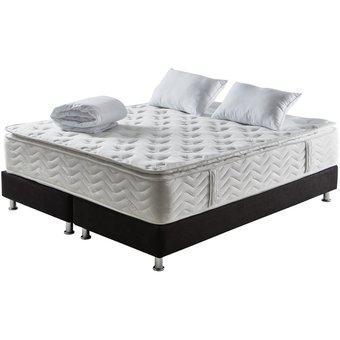 Combo Colchon Germany Queen 160*190 cm + Base cama + 2