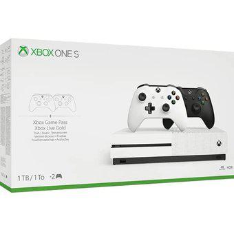 Consola Xbox One S De 1tb + 2 Controles Blanca