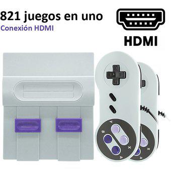 Consola de Videojuegos Retro Portátil HD HDMI NES SFC con