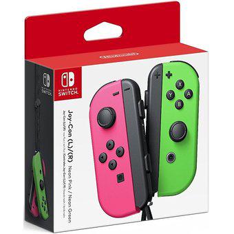 Control Nintendo Switch Joy-con Splatoon Rosa Verde L Y R