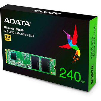 DISCO ESTADO SOLIDO ADATA 240GB SSD M.2 SATA 2280 SU650 3D