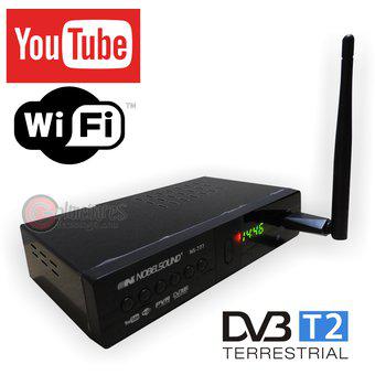 Decodificador Sintonizador TDT DVB 2 con Wifi para YouTube