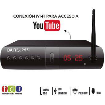 Decodificador Tdt Con Antena Y Acceso Wifi Youtube - Dairu