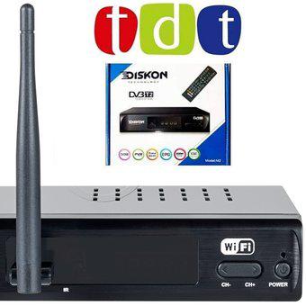 Decodificador Tdt Wifi Receptor Tv Digital T2 Antena Diskon