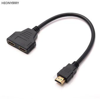 HDMI Splitter Cable 1 Macho A Dual HDMI 2 Hembra