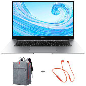 HUAWEI MateBook D 15" 256GB + Huawei Freelace + Morral