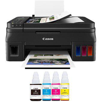 Impresora Multifuncional Canon G4110 Color, Incluye 4 Tintas