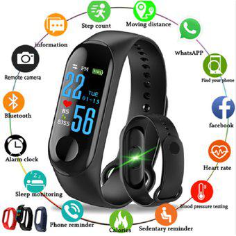 M3 Smart Band Watch Reloj Inteligente Pulso Ritmo Cardiaco