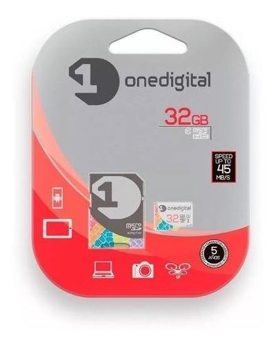 Memoria Micro Sd Onedigital 32gb Blister Clase 10 + Adapt Sd