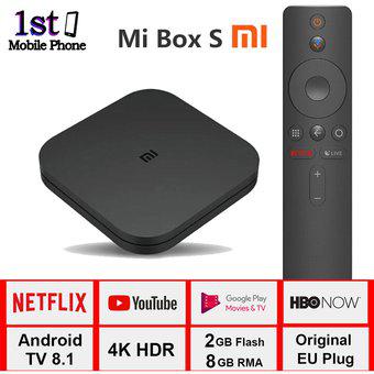 Mi Box S 4k Ultra HDR Dispositivo Streaming Android TV Box -