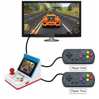 Mini Consola Retro Arcade 360 Juegos Clasicos + 2 Controles