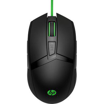 Mouse Gaming HP Pavilion 300-Negro y Verde