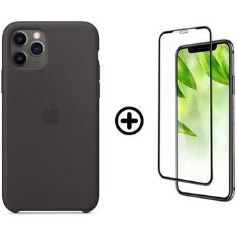 Silicon Case Iphone 11 Original + vidrio 11d