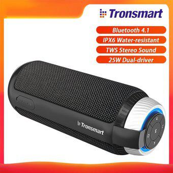 T6 Bluetooth BT 4,1 resistente al agua Superior 360 ° 25W