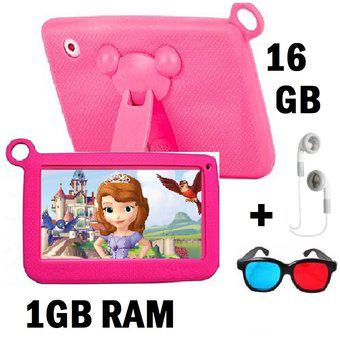 Tablet Niños 1GB RAM 16GB Wifi Bluetooth Android, Rosado