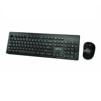 Teclado PC Multimedia y Mouse Inalambrico Para Computadora