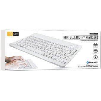 Teclado caselogic CL-KB-BL-100-WT mini Bluetooth, blanco