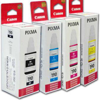 Tinta Canon Kit X4 Gi-190 G2100 G3100 G4100 combo 4 colores