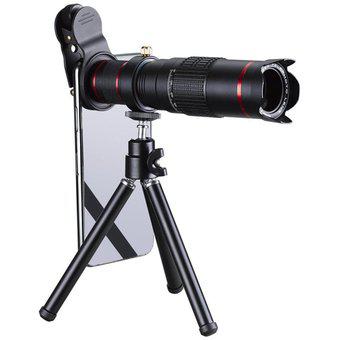 Universal telescopio lente 22x zoom telefoto con trípode y