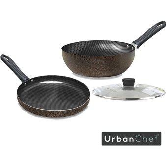 UrbanChef by Estefi Borge - Set wok 24cm + sartén 24cm +
