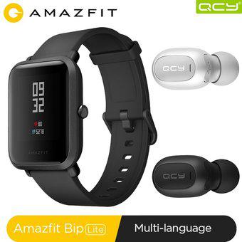Xianmi Combo Amazfit Bip Lite Reloj inteligente+QCY Mini2