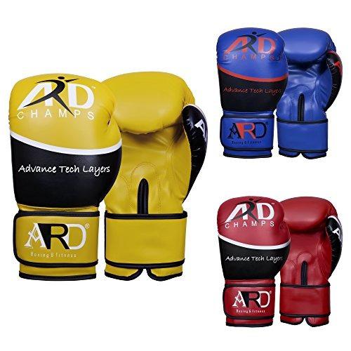 Ard Art Leather Guantes De Boxeo Fight Punching Mma Muay Tha