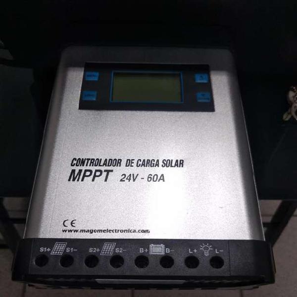 CONTROLADOR DE CARGA MPPT 12/24- 60A MARCA CARSPA