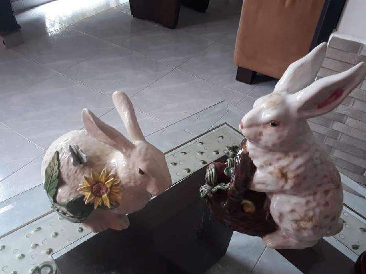 Conejos de adorno