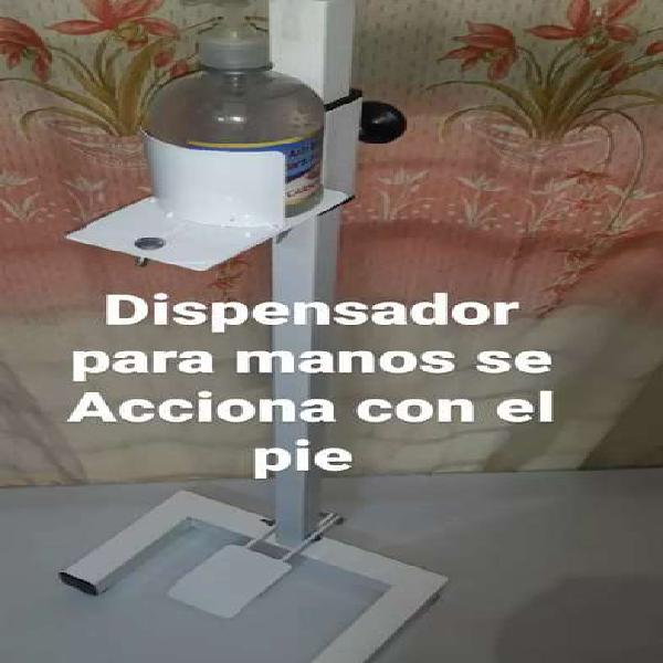 Dispensador de Gel con acción de pie